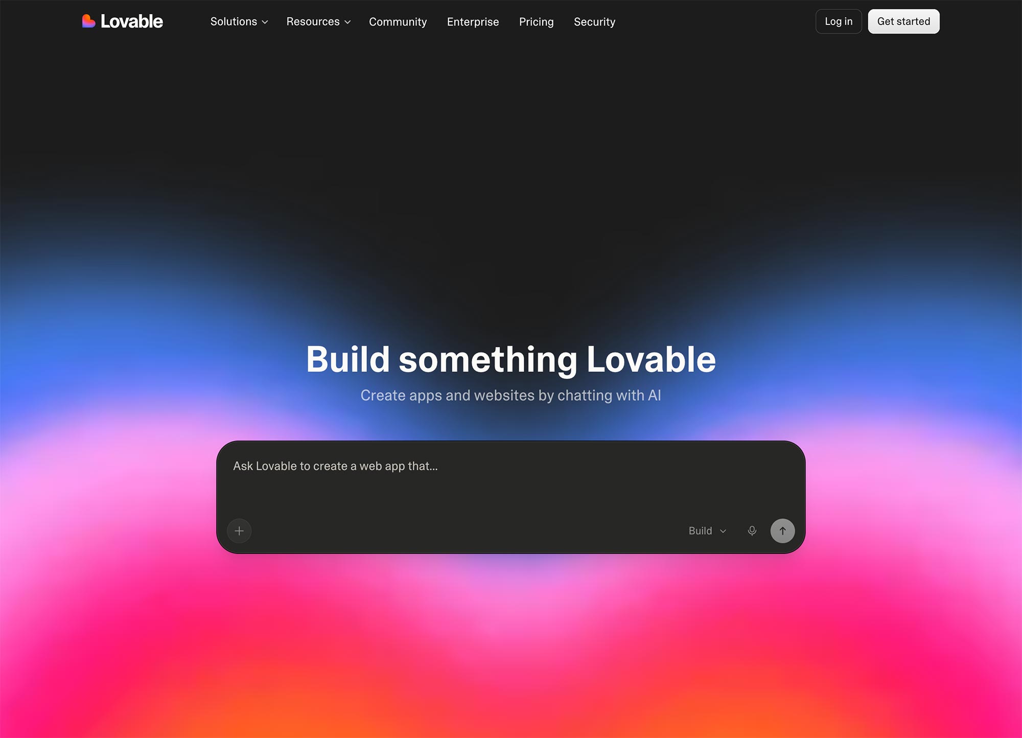 Lovable AI app builder platform