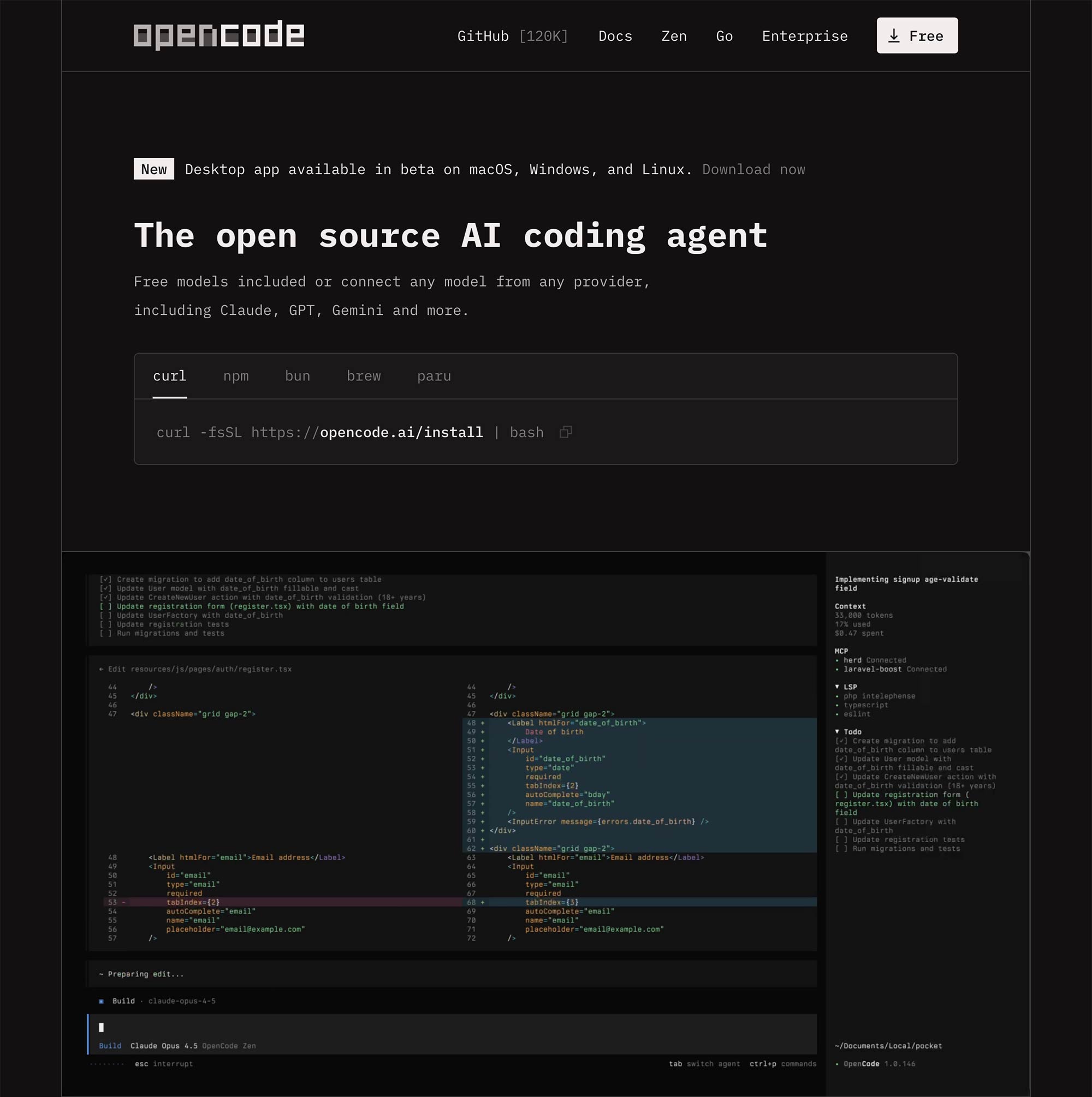 OpenCode Open Source AI Coding Agent Web Developer OpenCode Open Source AI Coding Agent Web Developer