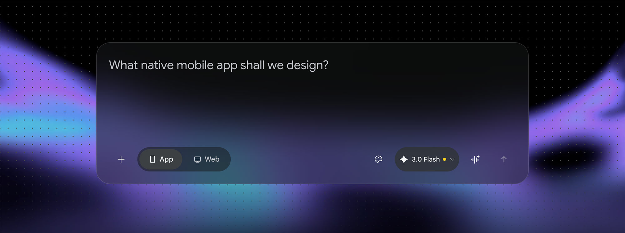 Google Stitch design-to-code interface preview